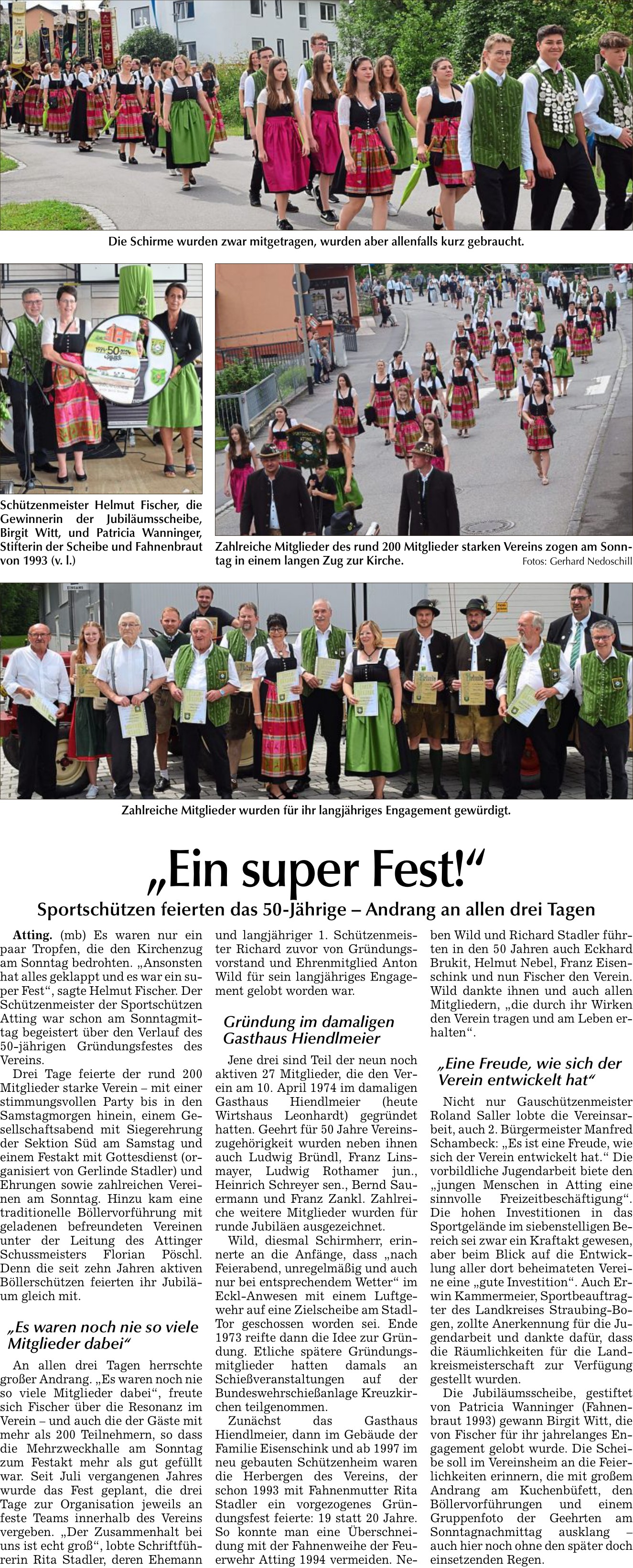 2024 06 12 Bogener Zeitung Ein super Fest